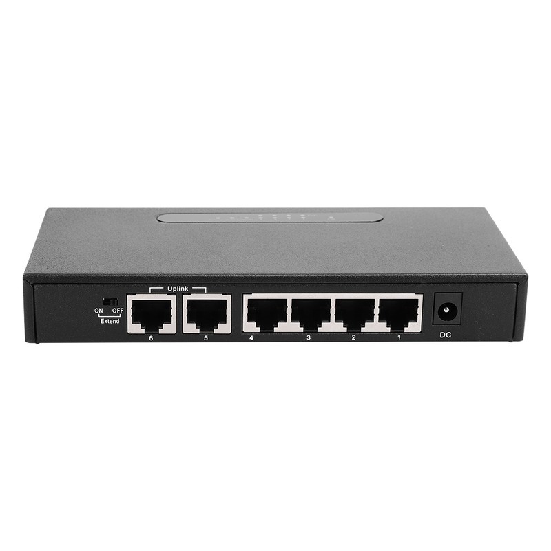 6 Port 4 Ways Poe Power Supply Switch Internet Monitoring