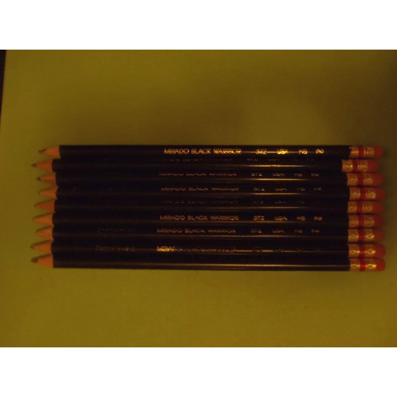 10x Vintage Mirado Black Warrior penciles,chemi