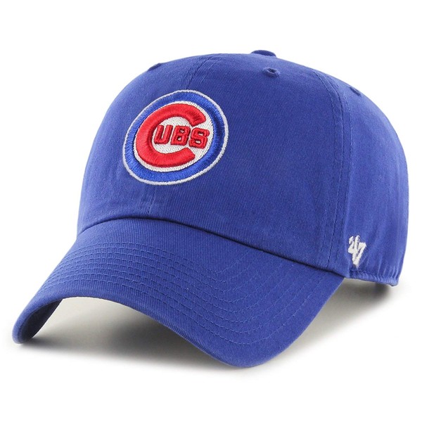 47 Brand アジャスタブル キャップ - CLEAN UP シカゴ・カブス (Chicago Cubs) ダークブルー