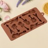 BESTONZON 10 Cavity Silicone Chocolate Molds Bass Guitar Shaped Baking