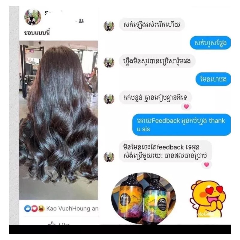 Felix 1 Set Felix Professional Hair Care ឈុតសាប៊ូកក់សក់