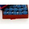 50 x 13mm Tweeten ELKMASTER Leather Snooker Pool Cue Tips