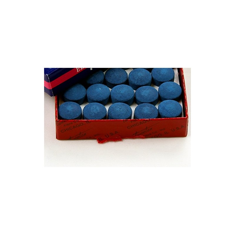 50 x 13mm Tweeten ELKMASTER Leather Snooker Pool Cue Tips