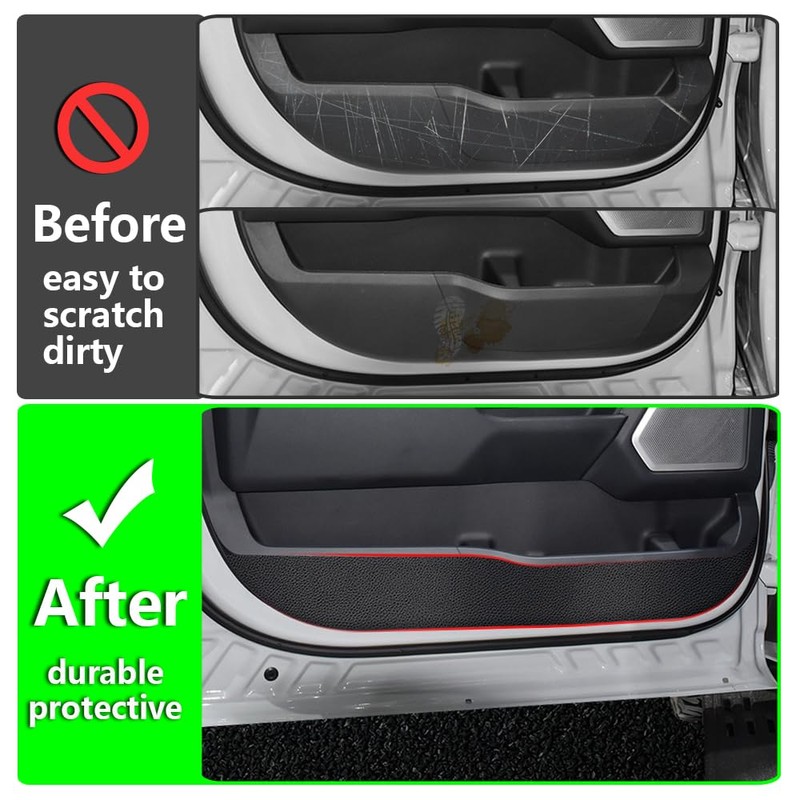 LUNQIN Car Door Anti Kick Pad for 2021 2022 2023