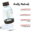 Rustic LED Mini Mason Jar Night Light in Bronze |