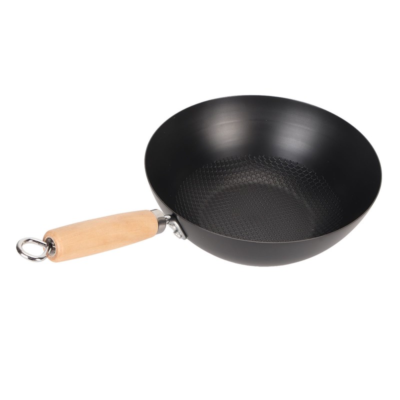 Frying Pan Even Heating Smooth Coating Multifunctional Iron Pot with