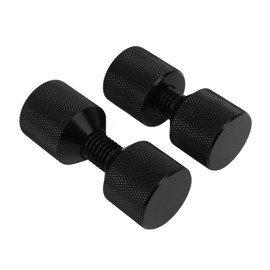 VGEBY 2-Piece Set of Two Hole Pins, 1-1/8" Aluminium Threaded Flange Alignment Pin Set for ASME 150LB Flanges from 1/2" to 14"
