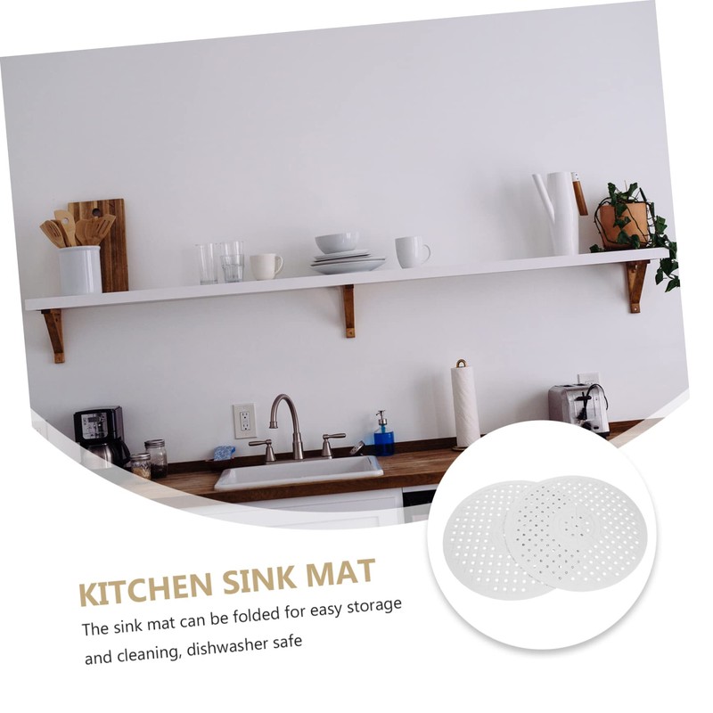 MAGICLULU 2pcs Rubber Dish Drying Mat Set Sink Protector Pad