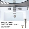 Pop up Sink Drain Stopper Without Overflow Brushed Nickel for
