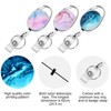 Wisebom Retractable Badge Holder, 3 Pack Retractable Key Chain Clips,