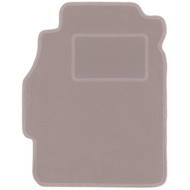 Wielganizator Driver's Velour Floor Mat Suitable for Honda Civic VI (1995-2001) Hatchback 3-drzwi Driver's Side Driver's Mat Velour Floor Mat Beige 1-Piece – Perfect Fit