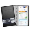 Professional Business Card Holder/Book with Black Cover Holds 300 Business