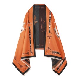 nratto Scarf for Women Pashmina Shawl Wrap for Evening Dress Gift for Women Red