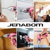 Electric Screwdriver 3.7V Pink USB Small Power Screwdriver Set. Cordless