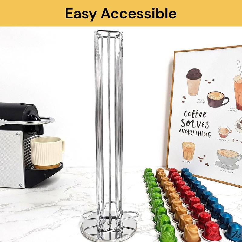 EZONEDEAL Coffee Capsule Holder - Coffee Pod Holder Storage Kitchen