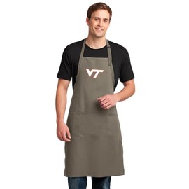 Broad Bay Virginia Tech Apron LARGE SIZE Virginia Tech Hokies Aprons For Men or Women