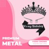 Papoopy Birthday Tiara and Crown with Sash, Birthday Tiara for