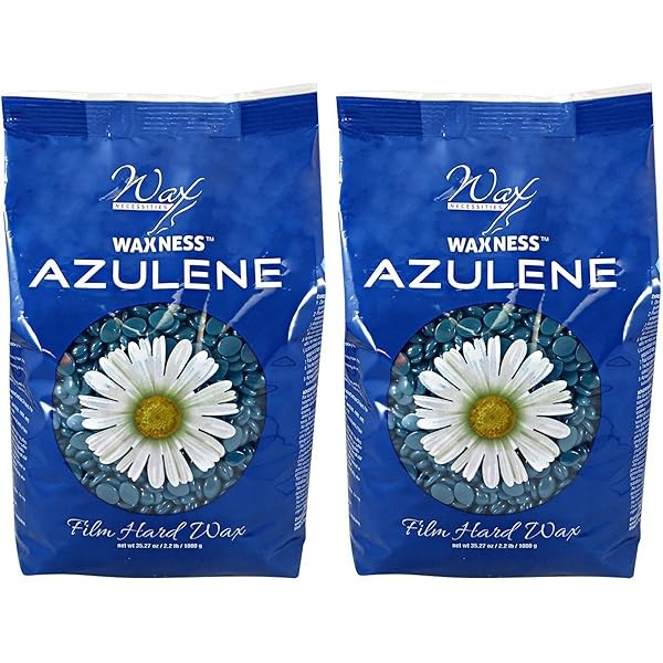 Waxness Azulene Hard Wax 2.2 Pound / 1 kg Pack