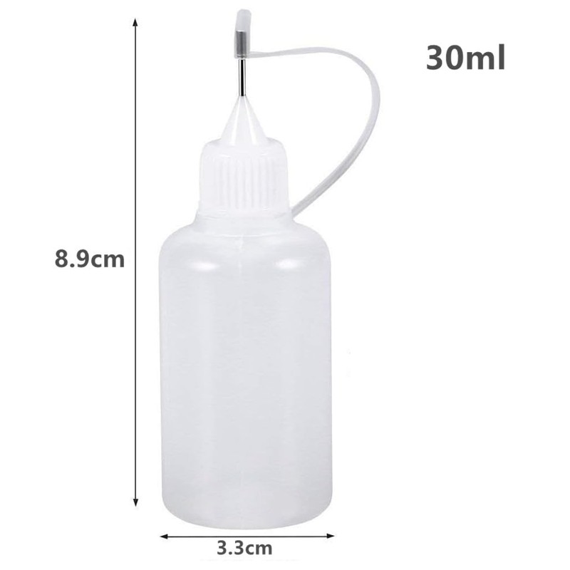 10 PCS Needle Tip Glue Bottles, Needle Tip Applicator Glue,forDIY