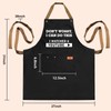 Gifts for Men Women, Funny Saying Apron with 3 Tool