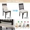 Waterproof Dining Chair Covers Set of 4, Stretch Kitchen Seat
