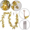 DR.DUDU 2 Pcs 6 FT Gold Berry Christmas Garlands, 20