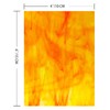 PALJOLLY 9 Pack Yellow Stained Glass Sheets, 4 x 6