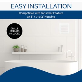 Broan C350GN Grille for NuTone 695 and 696N Ventilation Fan