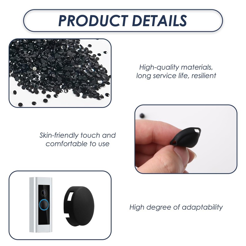 Doorbell Button Replacement for Ring Peephole Camera and Video Doorbell