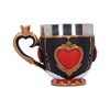 Nemesis Now Pinkys Up Queen of Hearts Cup, 11cm, Black