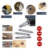Set of 6 Tanned Screw Removal Bits, Crushed Screw Unscrewing