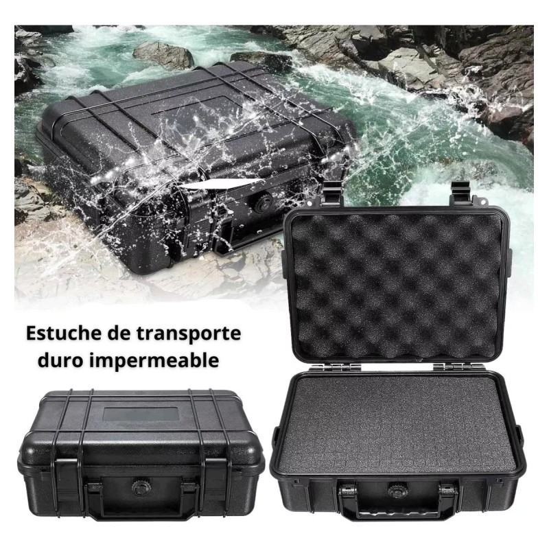 Estuchelandia Estuche De Plastico Multiusos Caja Herramientas 28x24x13