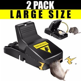 Unbranded LARGE Mouse Traps Rat Mice Rodent Killer Snap Trap Reusable Heavy Duty Pest Trap