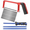 Ninnyi 14 PCS Hack Saw to Cut Metal, Mini Hacksaw