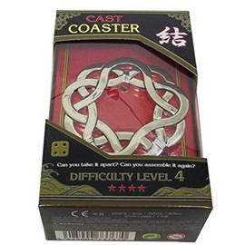 Hanayama Cast Metal Puzzle Coaster