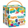 Paint Sticks For Kids - 20 Pack Assorted Colours &