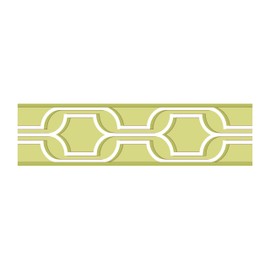 York Wallcoverings KB8645BD Bistro 750 - Papel pintado de lino, color verde y blanco