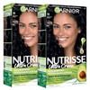 Garnier Nutrisse Tinte para el cabello, 11 negro más negro