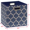 Simple Houseware 6 Pack Printing Fabric Cube Storage Bin with