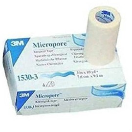 Micropore SM Micropore Paper Tape 3 X10yds 4 Roll Tape #1530-3