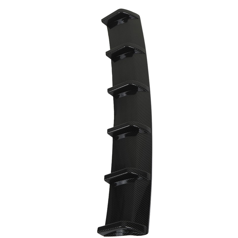 93cm Rear Bumper Diffuser Carbon Fiber Pattern Sporty Style Shark