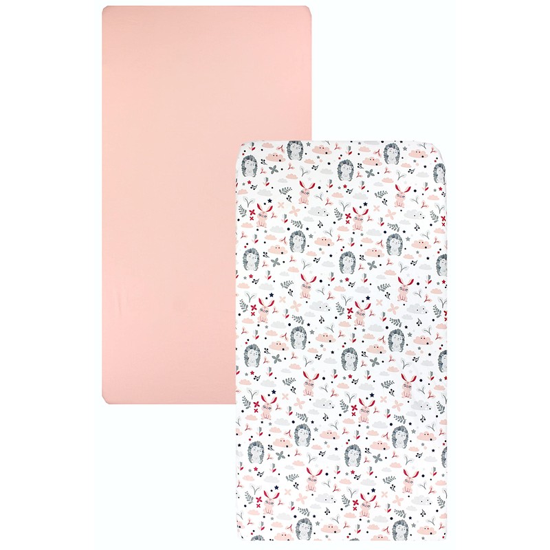 TupTam Baby Fitted Sheet for Baby Cot Bed Pack of