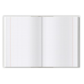 Top-2000 Extra Thick Notebook A5 192 Sheets 384 Pages Squared Blue