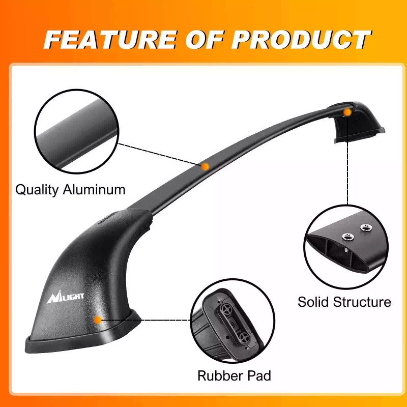 Nilight Roof Rack Cross Bars for Toyota Highlander XLE Limited