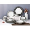 24 Piece Dinnerware Set-Fine China, Service for 4 by Lorren
