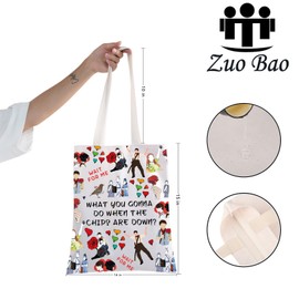 Zuo Bao Hades town Broadway Musical Inspired Tote Bag What You Gonna Do Hades town Red Flower Broadway Musical Gift (Wait For Me)