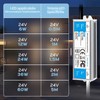 BRIMETI Trasformatore LED 220 24V 60W Esterno Alimentatore Driver IP67