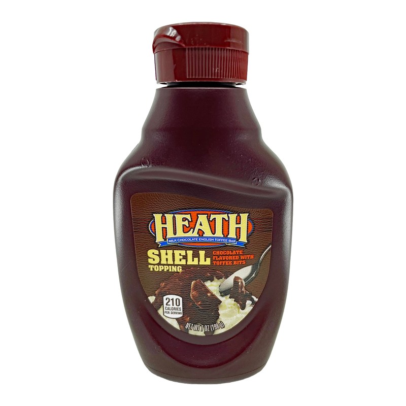 Heath Shell Topping, 7-Ounce Bottle (Pack of 3)