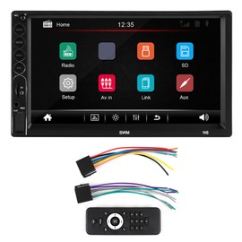 7in 2 DIN TFT Car MP5 Player HD Bluetooth Touch Screen Stereo Radio SWM N6 for Android IOS