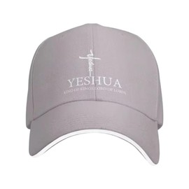 Jesus Themed Christian Baseball Caps Hats for Men Women Breathable Trucker Hat (UK, Alpha, One Size, Gray - Jesus The Truth)